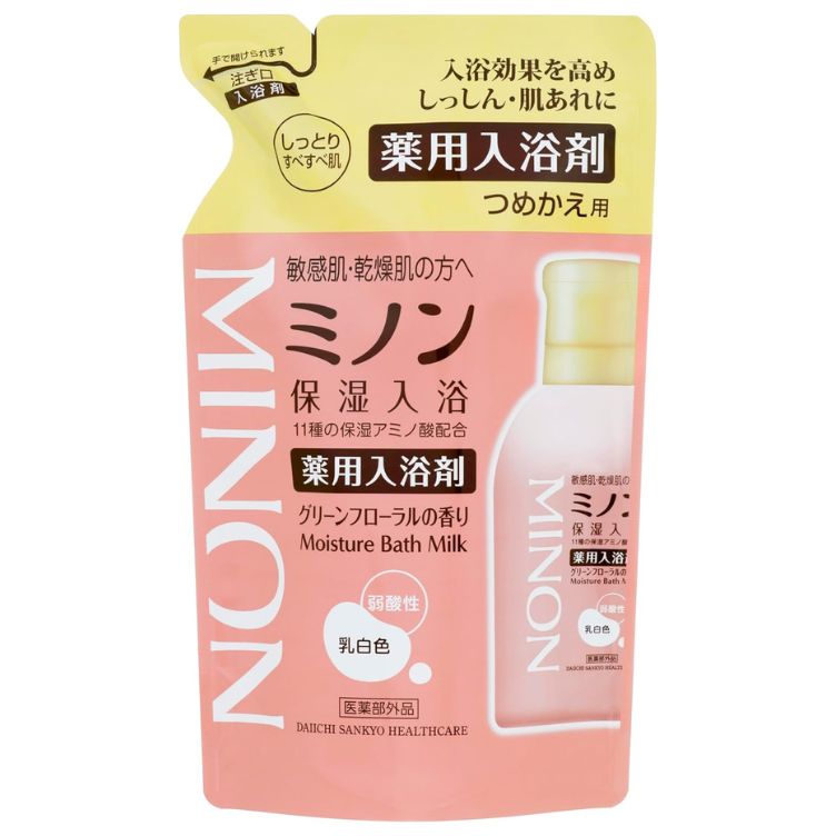【医薬部外品】ミノン 薬用保湿入浴剤 つめかえ用 400mL