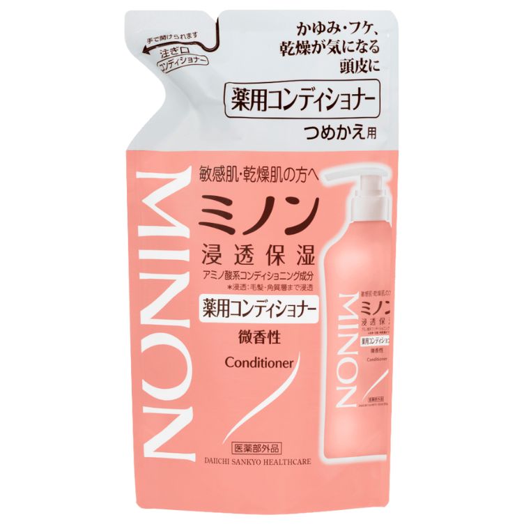 【医薬部外品】ミノン 薬用コンディショナー つめかえ用 380mL