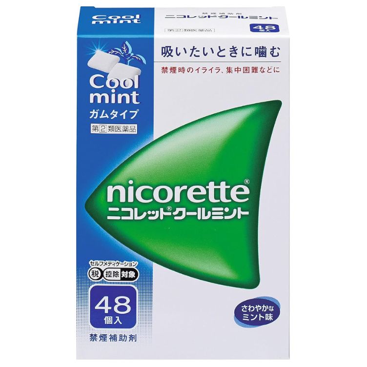 【指定第2類医薬品】ニコレット クールミント 48個入　　SM税制対象