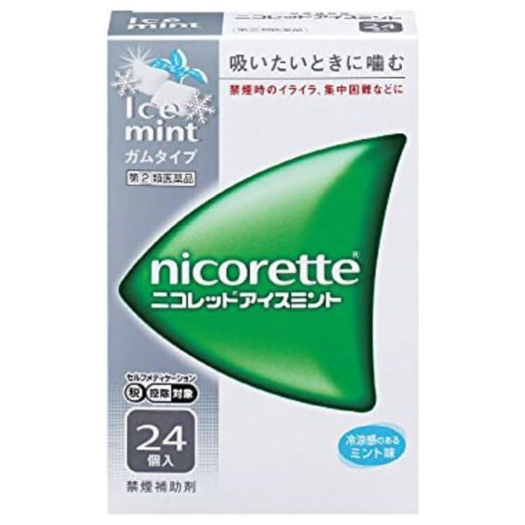 【指定第2類医薬品】ニコレット アイスミント 24個入　　SM税制対象