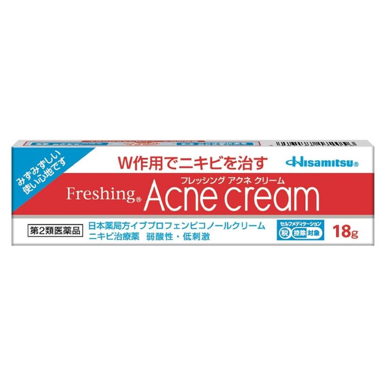 【第2類医薬品】フレッシングアクネクリーム 18g　　SM税制対象