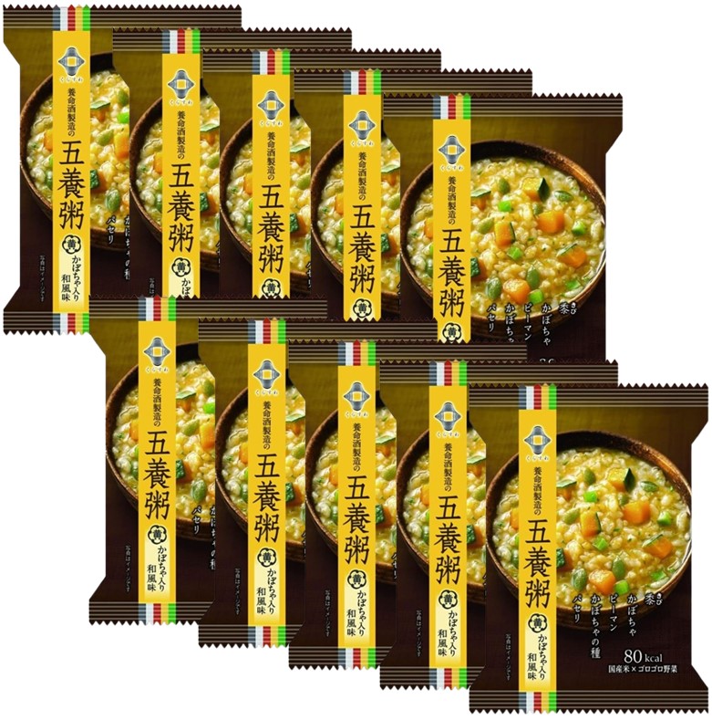 【10個セット】五養粥黄(かぼちゃ入和風味) 19.9g