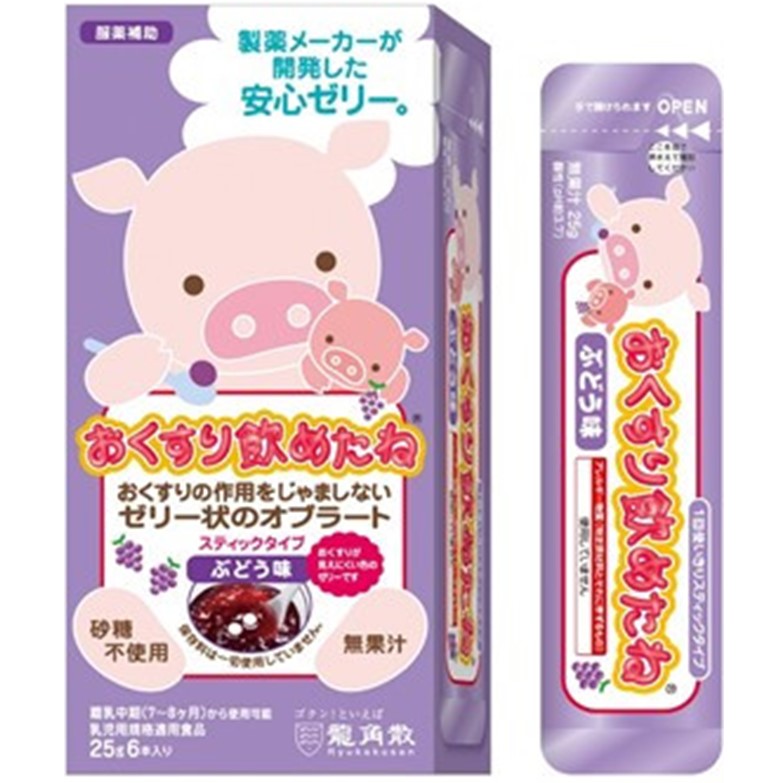 おくすり飲めたね スティックタイプ ぶどう味 25g×6本
