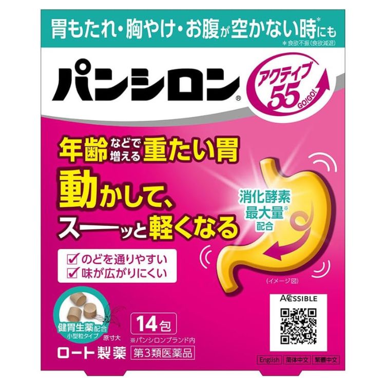 【第3類医薬品】パンシロンアクティブ55スティック 14包