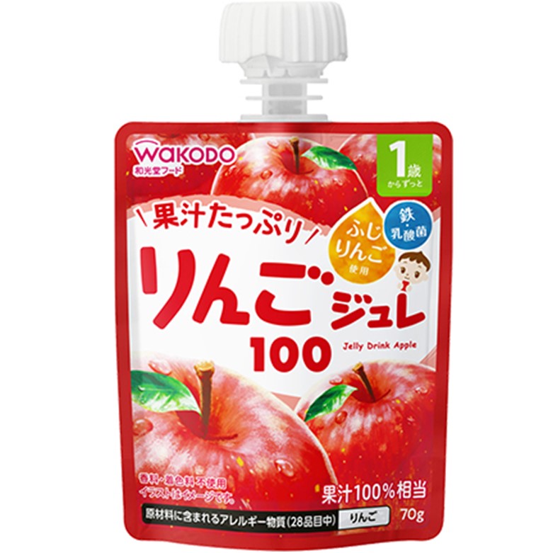 和光堂 1歳からのMYジュレドリンク りんご100 70g