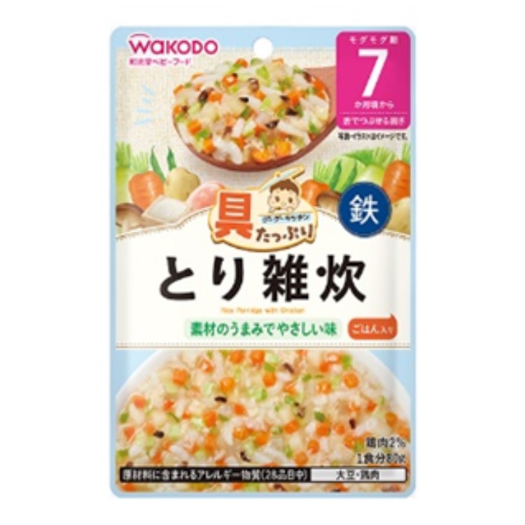 和光堂 具たっぷりグーグーキッチン とり雑炊 80g