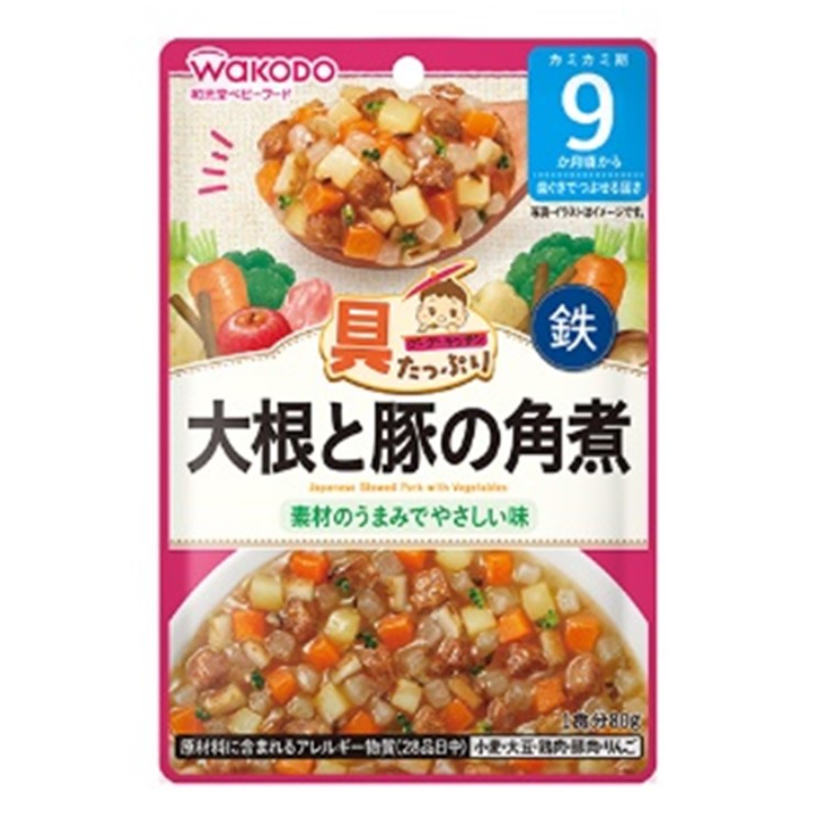 和光堂 具たっぷりグーグーキッチン 大根と豚の角煮 80g