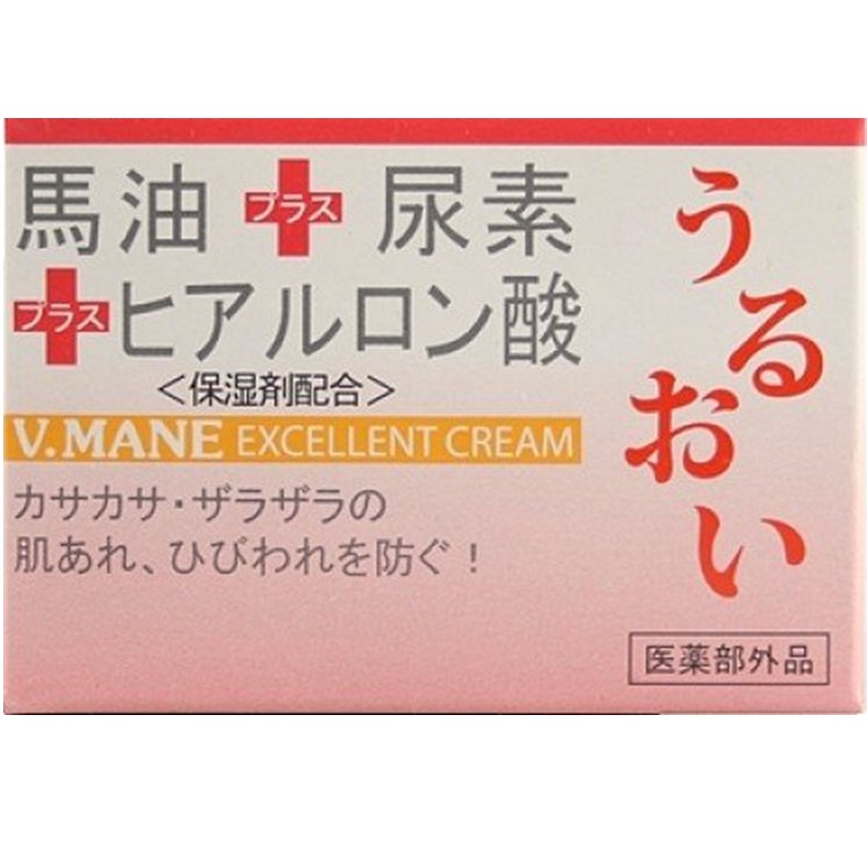 【医薬部外品】薬用 べマンエクセレントクリーム（馬油＋尿素＋ヒアルロン酸） 70g　　F05