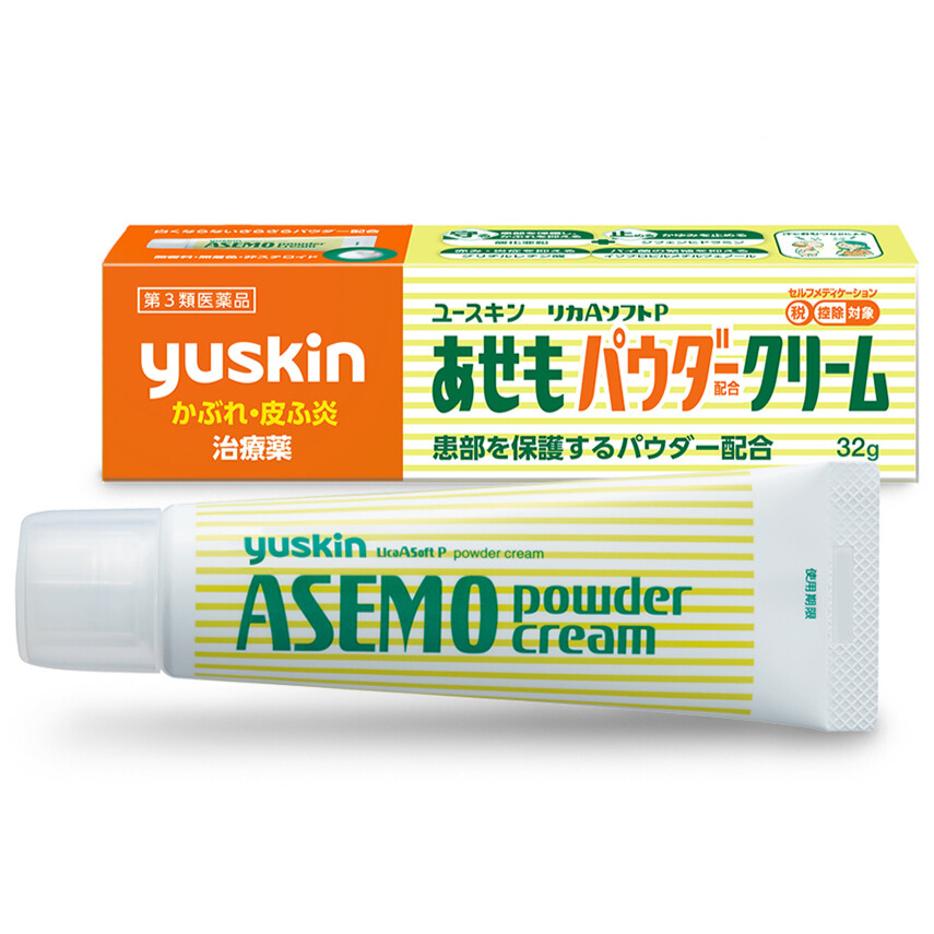 【第3類医薬品】ユースキン リカAソフトP あせもパウダークリーム 32g　　SM税制対象 F10