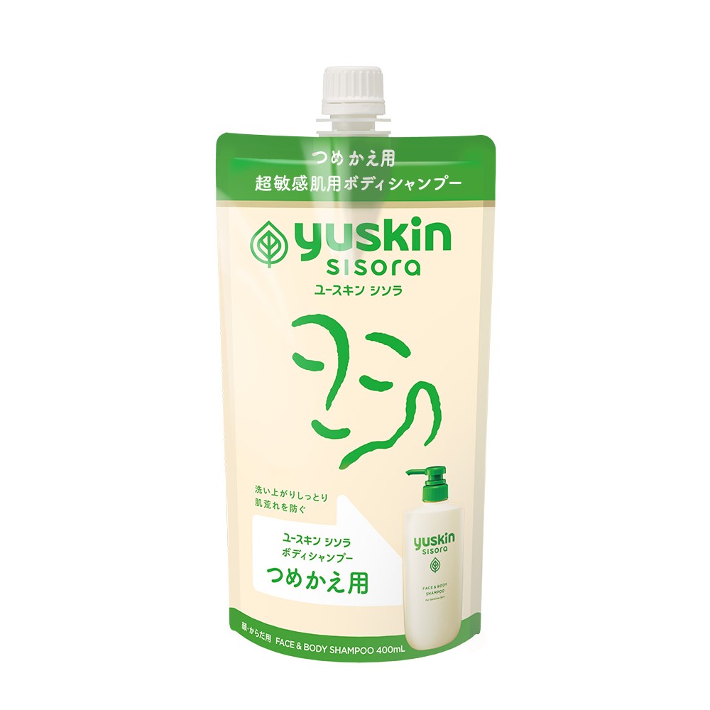 【医薬部外品】ユースキン シソラ ボディシャンプー つめかえパウチ 400mL