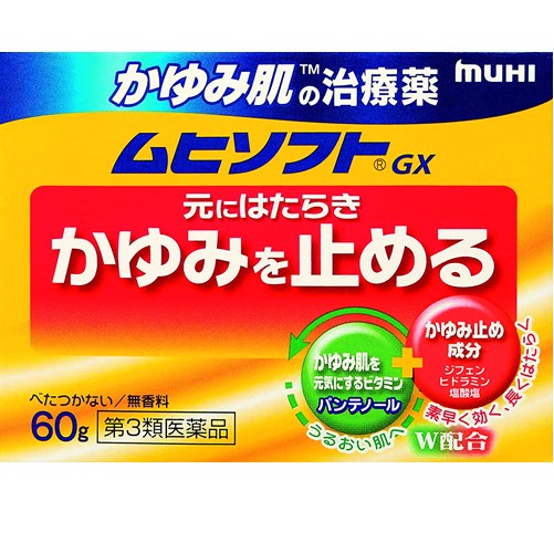 【第3類医薬品】かゆみ肌の治療薬 ムヒソフトGX 60g　　SM税制対象