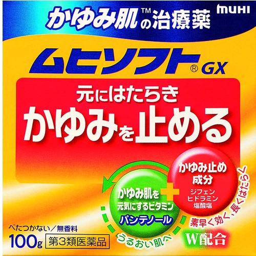 【第3類医薬品】かゆみ肌の治療薬 ムヒソフトGX 100g　　SM税制対象