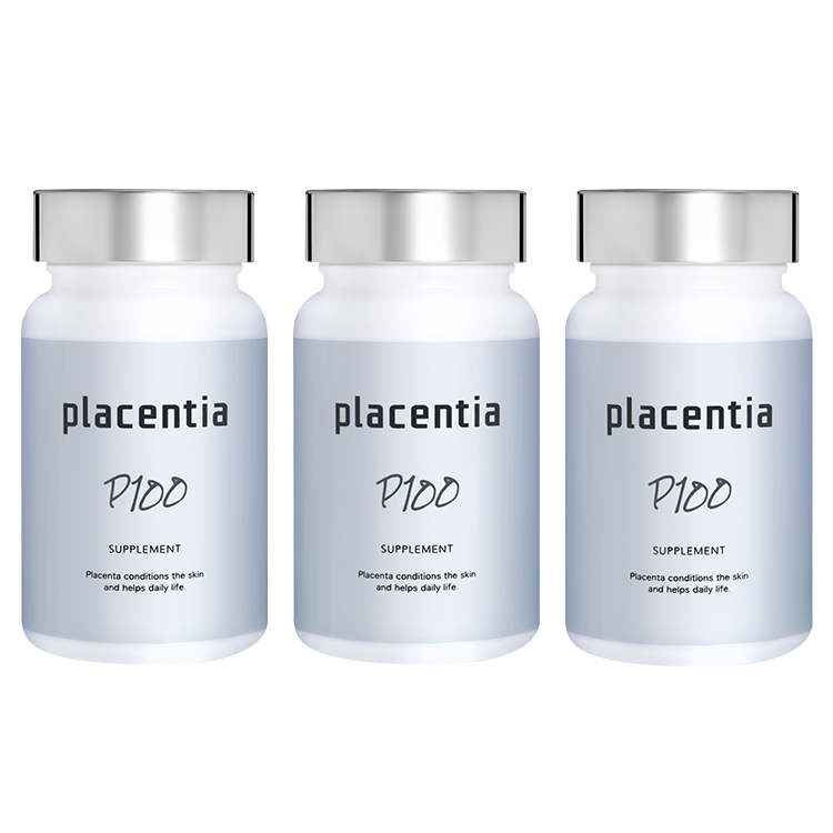 【50％ポイント還元中】placentia(プラセンティア) サプリメント 60粒 3セット