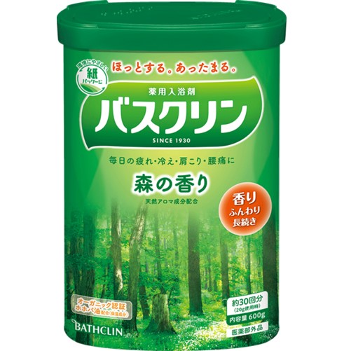 【医薬部外品】バスクリン 森の香り 600g