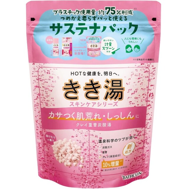 【医薬部外品】きき湯 クレイ重曹炭酸湯 360g