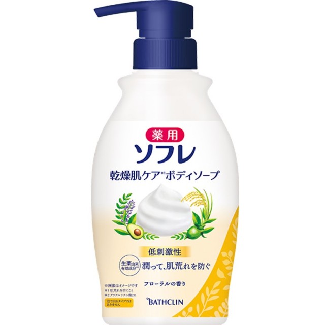 【医薬部外品】薬用ソフレ 乾燥肌ケア ボディソープ 450ml