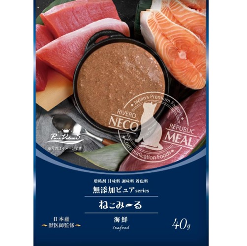 ねこみ～る 無添加ピュア PureValue5 海鮮ミックス 40g