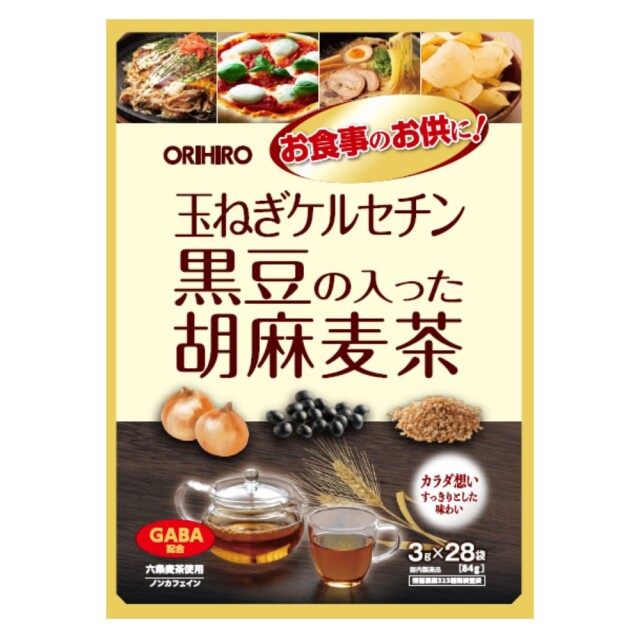 オリヒロ 玉ねぎケルセチン黒豆の入った胡麻麦茶 3g×28袋