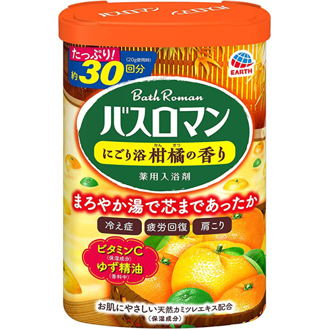 バスロマン にごり浴柑橘の香り 600g