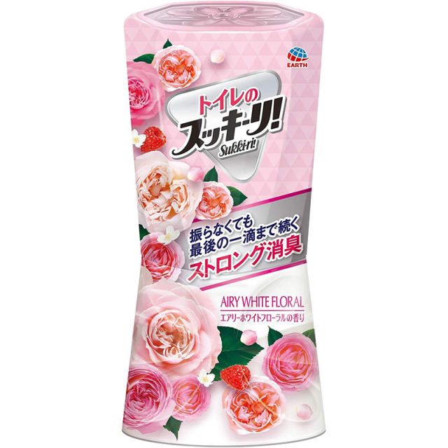 トイレのスッキーリ！Sukki-ri! エアリーホワイトフローラルの香り 400ml