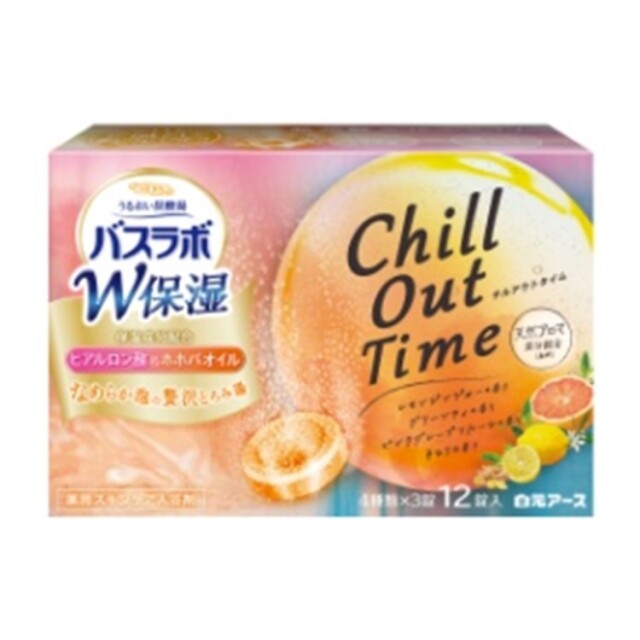 【医薬部外品】白元アース HERSバスラボ W保湿 Chill Out Time 12錠入