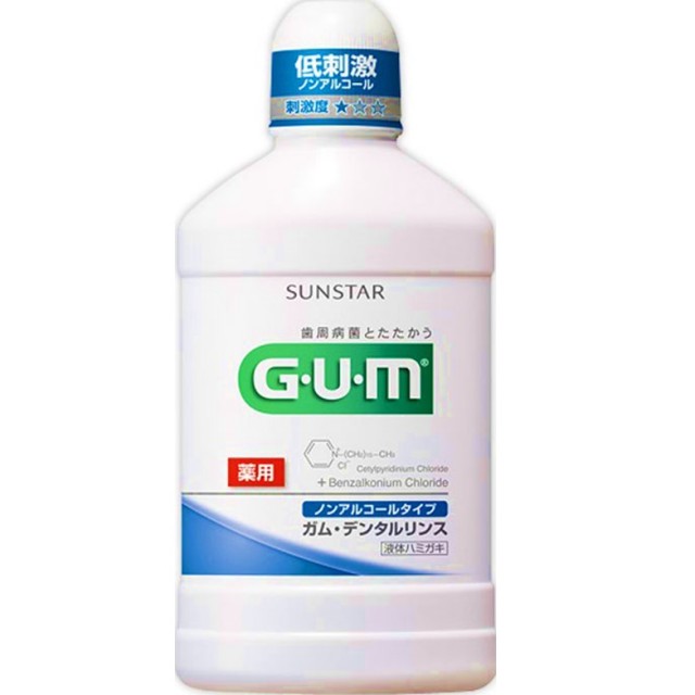 【サンスター】 ＧＵＭデンタルリンスノンアルコール　500ml　F10