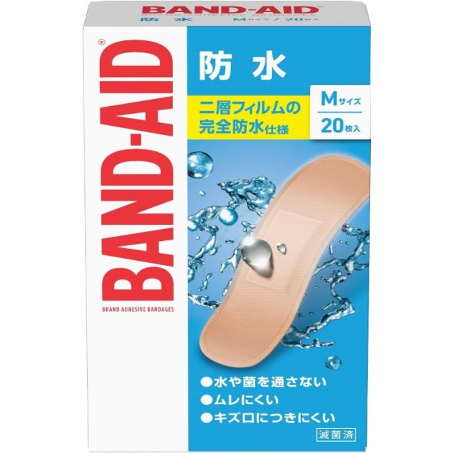 ジョンソン・エンド・ジョンソン バンドエイド防水Mサイズ 20枚