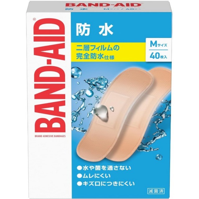 ジョンソン・エンド・ジョンソン バンドエイド防水Mサイズ 40枚