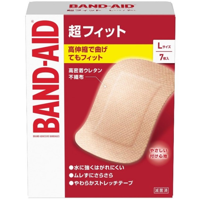ジョンソン・エンド・ジョンソン バンドエイド超フィットLサイズ 7枚