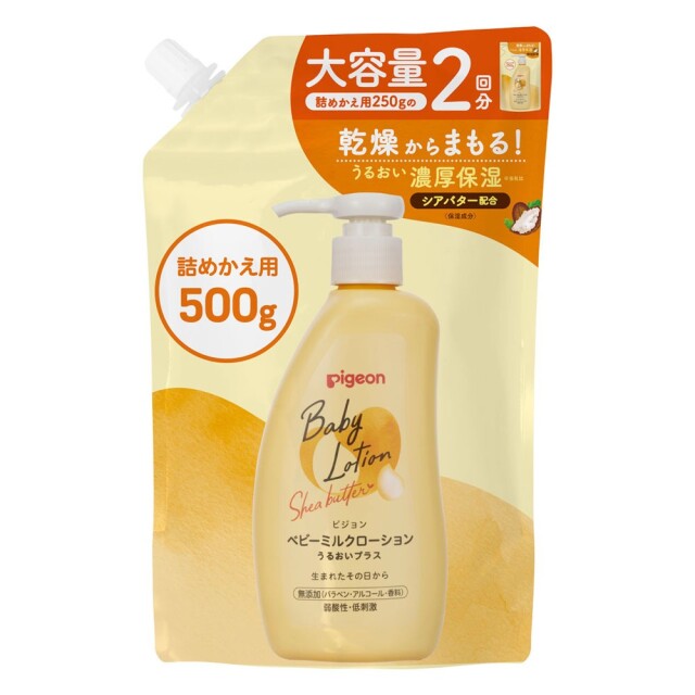 ベビーミルクローションうるおいプラス詰めかえ用2回分 500g