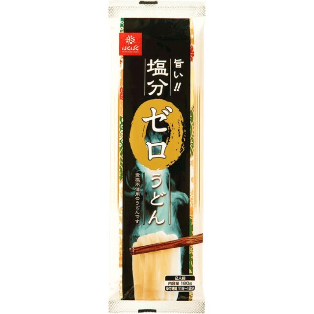 はくばく 塩分ゼロうどん 180g