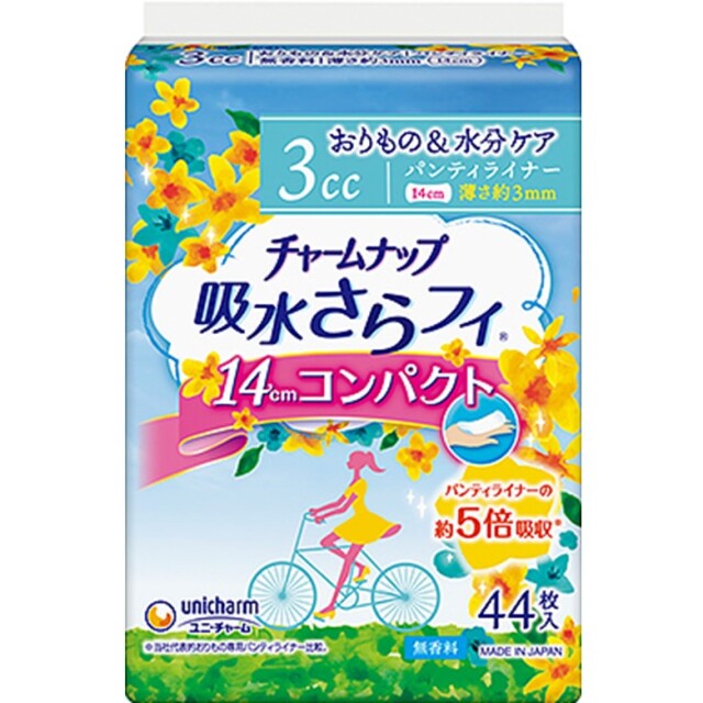 【医薬部外品】チャームナップ 吸水さらフィ コンパクト 3cc 44枚