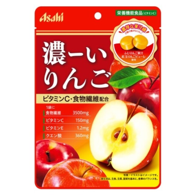 アサヒグループ食品 濃ーいりんご 飴 80g