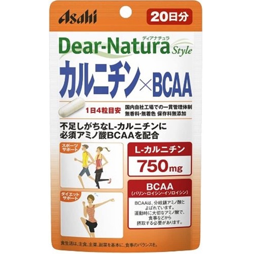 Dear-Natura Style カルニチン×BCAA [パウチタイプ] 80粒(20日分)