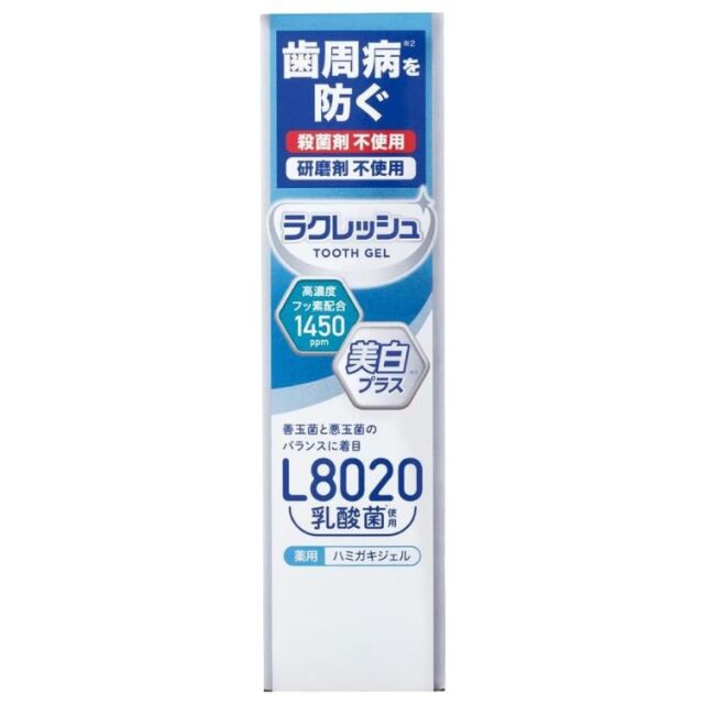 【医薬部外品】ラクレッシュ薬用ハミガキジェル 80g