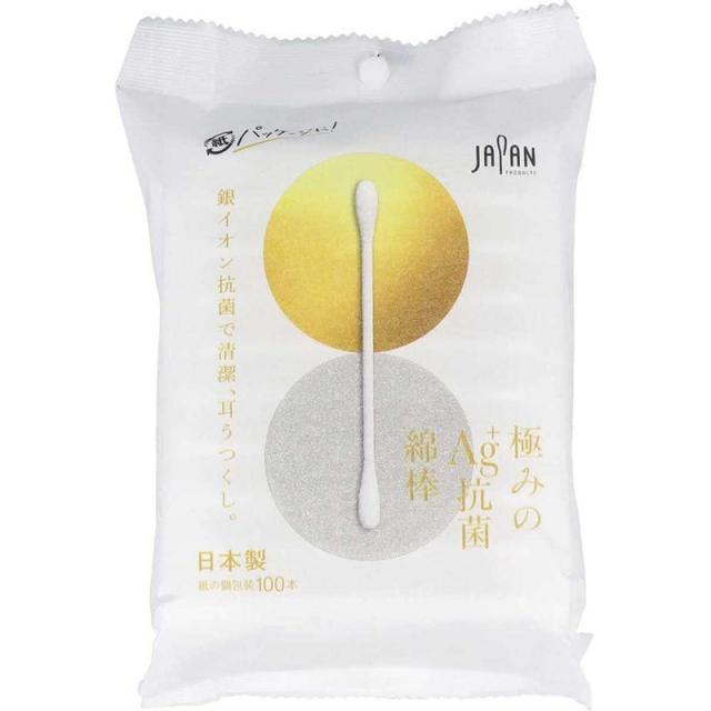 極みのAg＋抗菌綿棒 100本