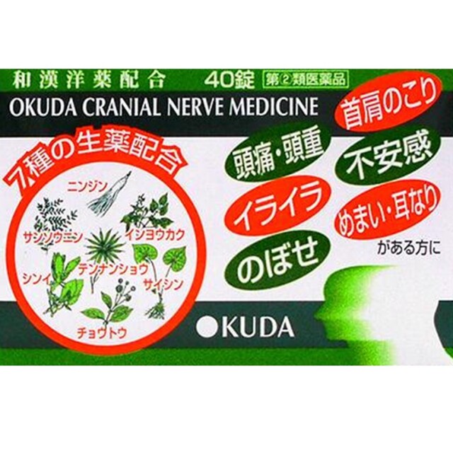 【指定第2類医薬品】奥田脳神経薬 40錠