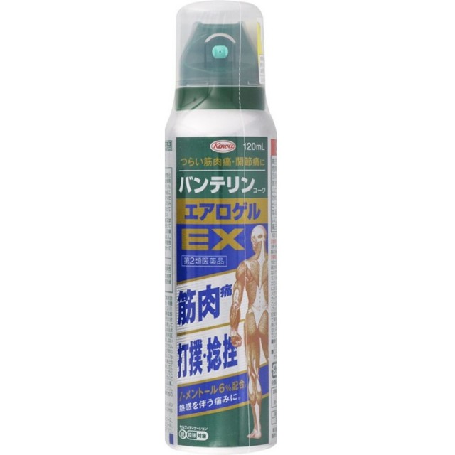 【第2類医薬品】バンテリンコーワエアロゲルEX 120ml　　SM税制対象