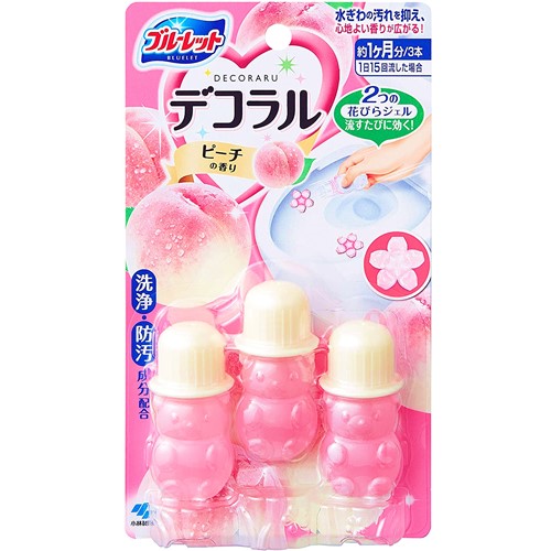 ブルーレット デコラル ピーチの香り 7.5g×3本