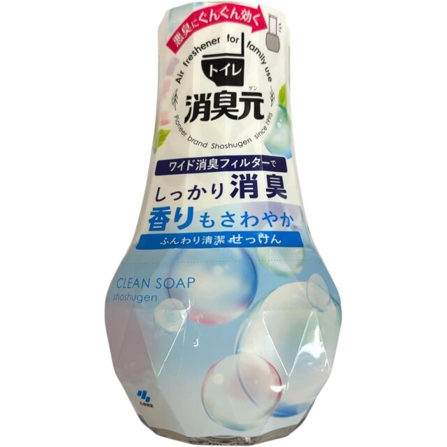トイレの消臭元ふんわり清潔せっけん 400mL
