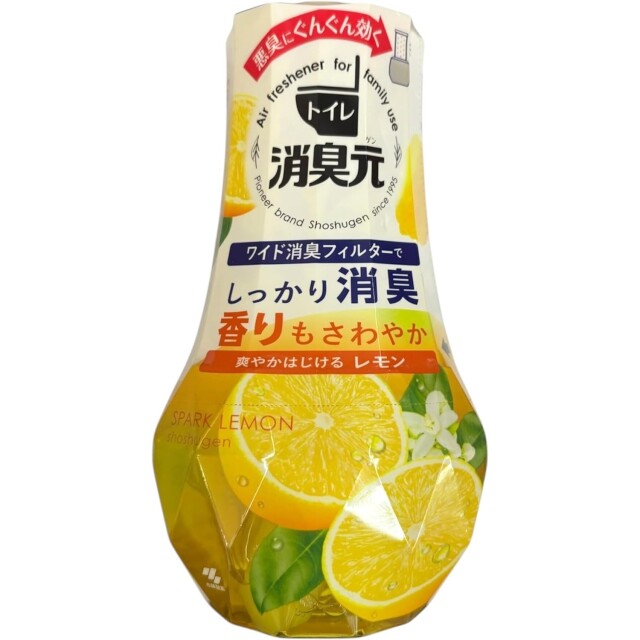 トイレの消臭元爽やかはじけるレモン 400mL