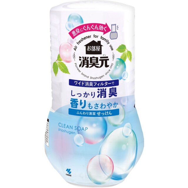 お部屋の消臭元ふんわり清潔せっけん 400mL