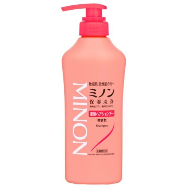 【医薬部外品】ミノン 薬用ヘアシャンプー 450mL　　F15