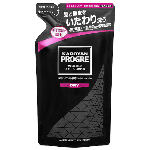 【医薬部外品】カロヤンプログレ薬用スカルプシャンプーDRY 詰め替え用 240ml