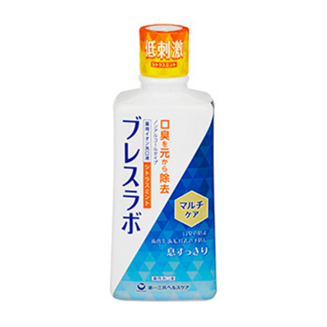 【医薬部外品】ブレスラボマウスウォッシュマルチケア シトラスミント 450ml