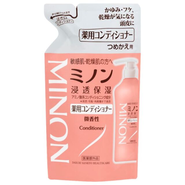 【医薬部外品】ミノン 薬用コンディショナー つめかえ用 380mL