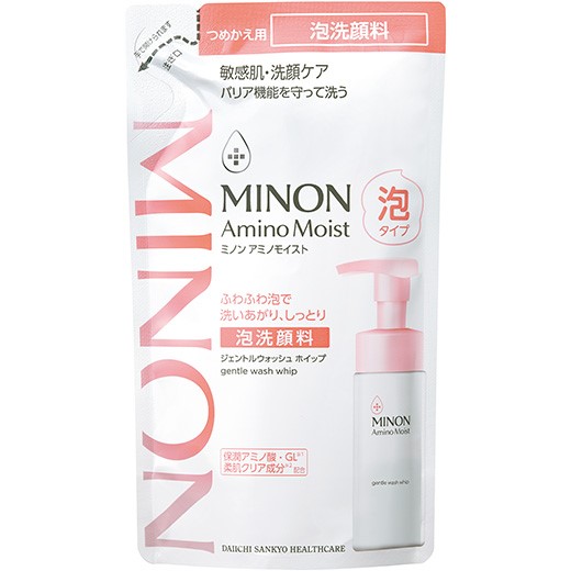 ミノンアミノモイスト ジェントルウォッシュホイップ つめかえ用 130mL
