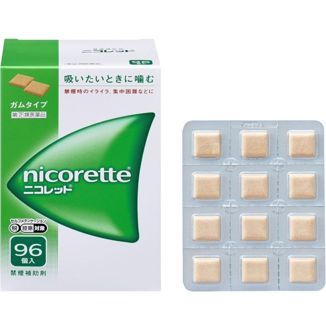 【指定第2類医薬品】ニコレット 96個入　　SM税制対象
