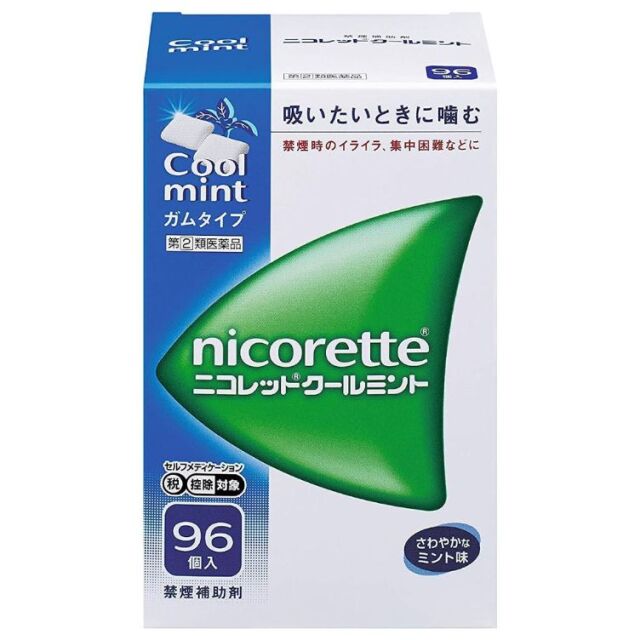 【指定第2類医薬品】ニコレット クールミント 96個入　　SM税制対象