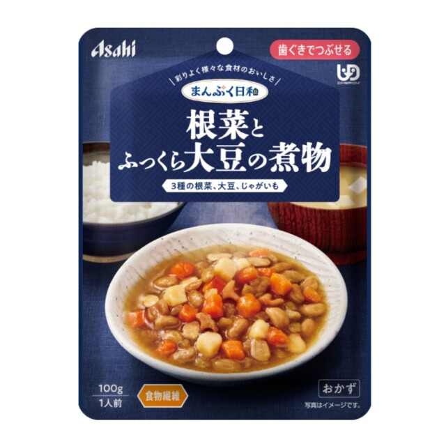 まんぷく日和 根菜とふっくら大豆の煮物 100g
